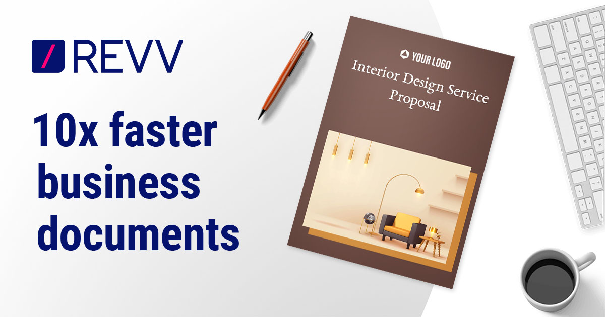 Proposal for Interior Design Services Free Template Revv