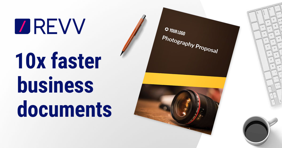 Free Photography Proposal Template Revv