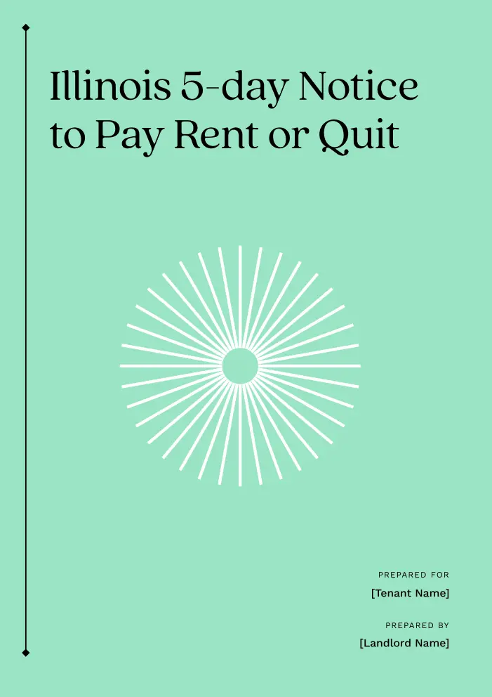 Notice to pay rent or quit templates | LegalZoom for Free Printable 5 Day Notice Illinois